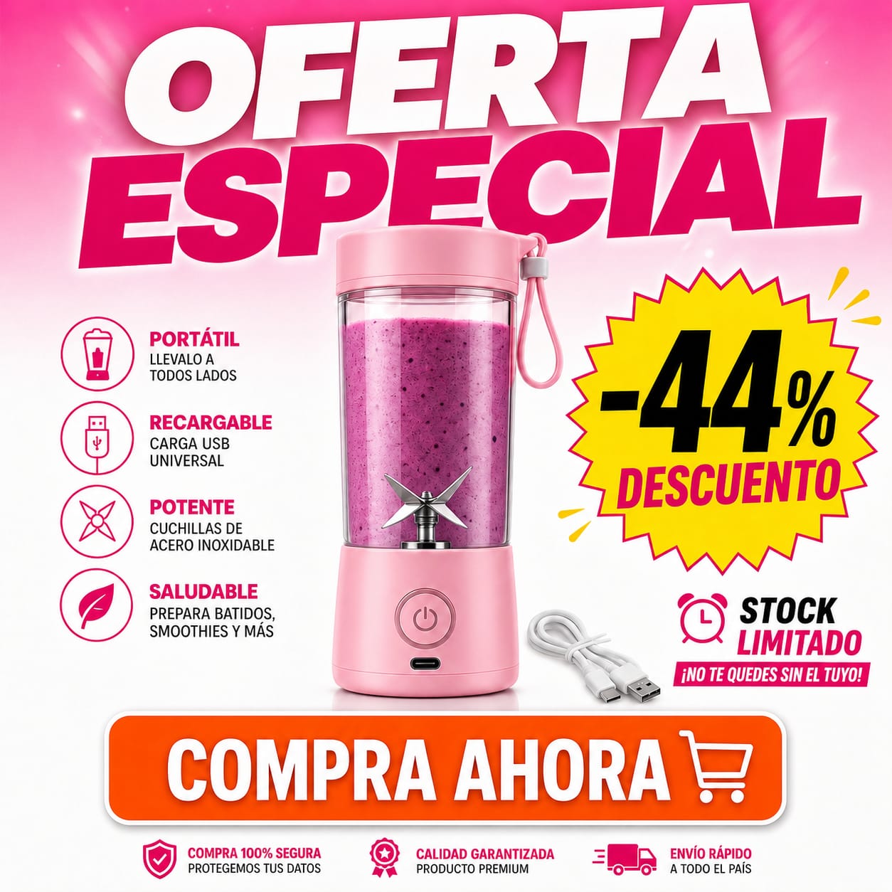 Licuadora portatil